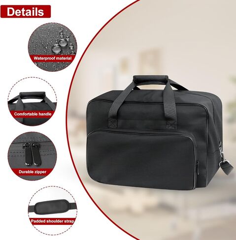 Sewing Machine Carrying Case with Shoulder Strap and Padded Handles in Saudi Arabia