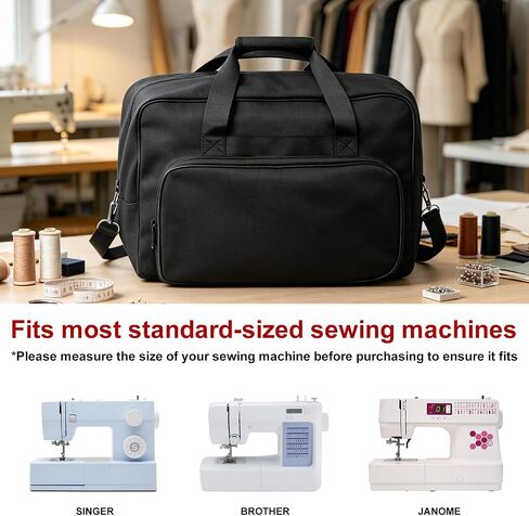 Sewing Machine Carrying Case with Shoulder Strap and Padded Handles in Saudi Arabia