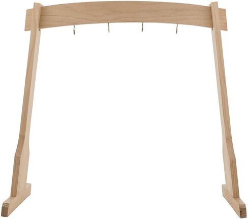 East 14th Street/Chimefornia Stand for 14" Gongs & Koshi Chimes/Includes 1 Stand/Multipurpose Stand for 1 Gong or 4 Koshi & Zaphir Chimes/Desk Stand/Meditation Accessory/Made of Pine in Kuwait