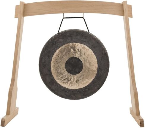 East 14th Street/Chimefornia Stand for 14" Gongs & Koshi Chimes/Includes 1 Stand/Multipurpose Stand for 1 Gong or 4 Koshi & Zaphir Chimes/Desk Stand/Meditation Accessory/Made of Pine in Kuwait