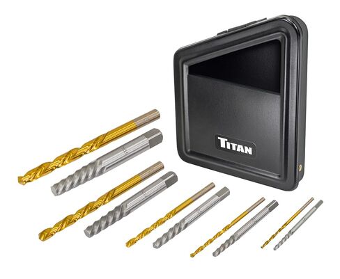 Titan 16013 10 Screw Extractor and Left Hand Drill Bit Set in Saudi Arabia