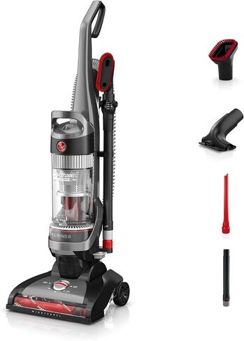 Hoover WindTunnel Cord Rewind Pro Bagless Upright Vacuum Cleaner, For Carpet and Hard Floors, UH71300V, Black, UH71300 in Kuwait