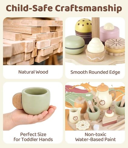 Tea Sets for 3-5 Girl Birthday Gift 3 Year Old Cupcake Toy in Saudi Arabia