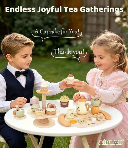 Tea Sets for 3-5 Girl Birthday Gift 3 Year Old Cupcake Toy in Saudi Arabia