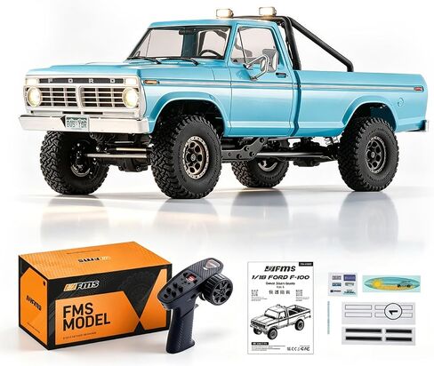 FMS 1/18 FCX18 II Ford F100 RC Rock Crawler, Offroad Trucks 4X4 for Adults in Saudi Arabia