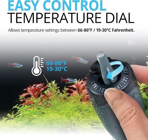 Fluval M 200-Watt Submersible Aquarium Heater for Fresh & Saltwater Tanks in Kuwait