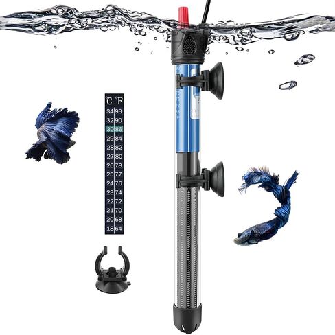 FEDOUR 50W 100W 300W Submersible Aquarium Heater, Adjustable Glass Water Heater for 5 – 70 Gallon Fish and Turtle Tank (300W for 35-70 Gallon) in Saudi Arabia