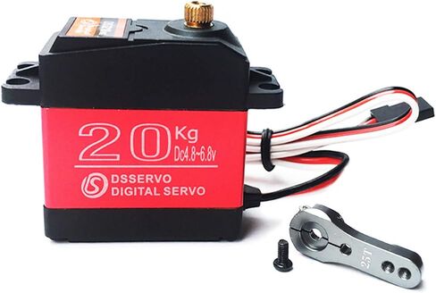 20KG Digital Servo High Torque Full Metal Gear Waterproof for RC Model DIY, DS3218MG,Control Angle 270° in Kuwait