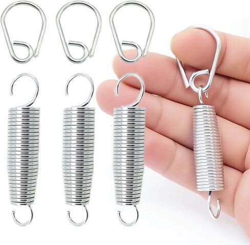2pcs Metal Bass Drum Pedal Spring, Standard Replacement Kick Pedal Springs, Bass Drum Beater Spring, Galvanized Finish Kick Drum Pedal Spring, Percussion Instrument Hardware Parts in Kuwait