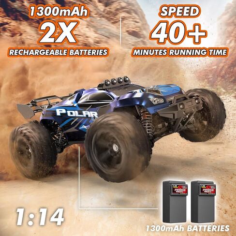 Rc Cars 1:14 All Terrain RC Car for Adults & Boys, 4WD Off-Road 40+ KPH in Saudi Arabia