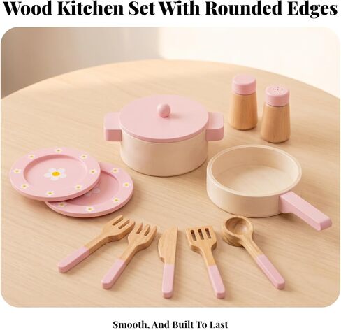 Children's Cooking Set , Pink , 24 15.3 7.4 Cm in Kuwait