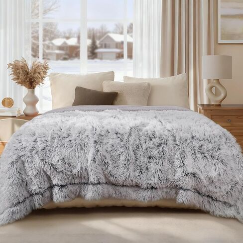Luciphia Calming Waterproof Dog Blanket, Reversible Faux Fur Pet Blanket in Saudi Arabia