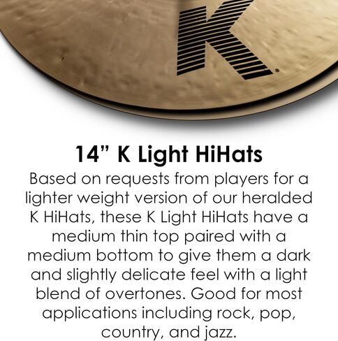 Zildjian K Light Hi-Hat الصنج in Kuwait