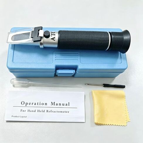 Salinity Refractometer with ATC, 0-100PPT & 1.000-1.070 SG, Aquarium Tester in Kuwait