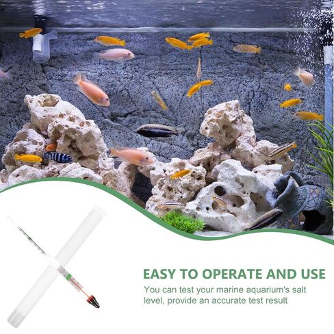 Aquarium Salinity Hydrometer Salinity Meter for Fish Tank Seawater Density Tester 1.060 Precision Water Quality Tool for Marine Aquariums in Saudi Arabia
