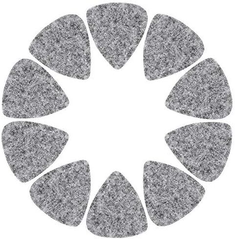 Vbest life Music Felt Picks Ukulele Plectrum Guitar Plectrum Wool Felt Picks 3mm Plectrums White Black Gray Instrument Accessory in Kuwait