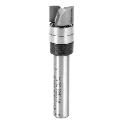 Amana Tool 45487 Carbide Tipped Flush Trim Plunge Template Router Bit 1/2 Dia x 1/2 x 1/4 Inch Shank with Upper Ball Bearing in Kuwait