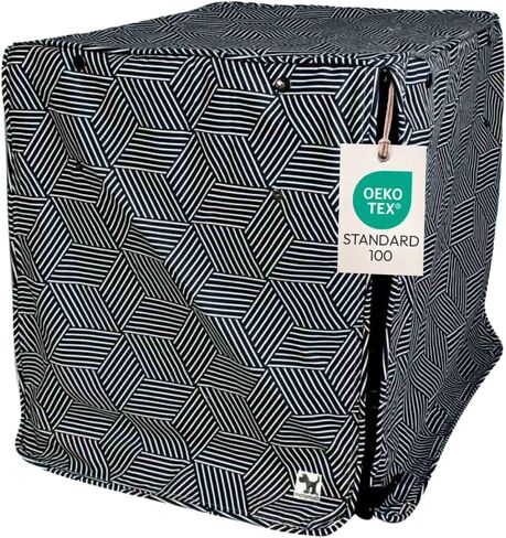 Molly Mutt Tan Dog Crate Cover, Non-Toxic & 100% Cotton, 42"x28"x31" in Saudi Arabia