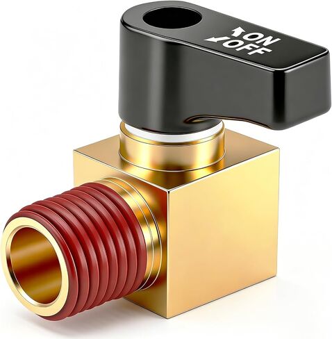 النحاس صمام تصريف ضاغط الهواء صمام الكرة الديك ، 1/4 "NPT ذكر الموضوع الكرة نوع صمام الصرف ملحقات ضاغط الهواء in Kuwait