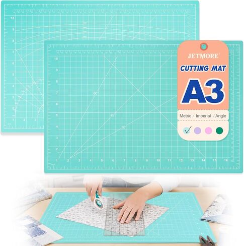 JETMORE Cutting Mat, Cutting Mat for Sewing, 12" x 18" Craft Mats for DIY in Kuwait