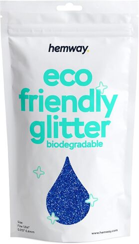 Hemway Biodegradable Glitter Silver Holographic 3.5oz Extra Chunky in Saudi Arabia