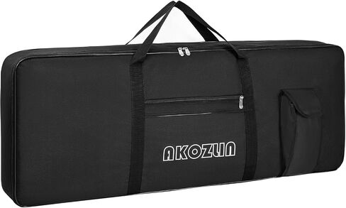 AKOZLIN 76 Portable Padded Keyboard Case Bag,Update Version Electric Piano Keyboard Gig Bag 46"x5.3"x18.8" in Kuwait
