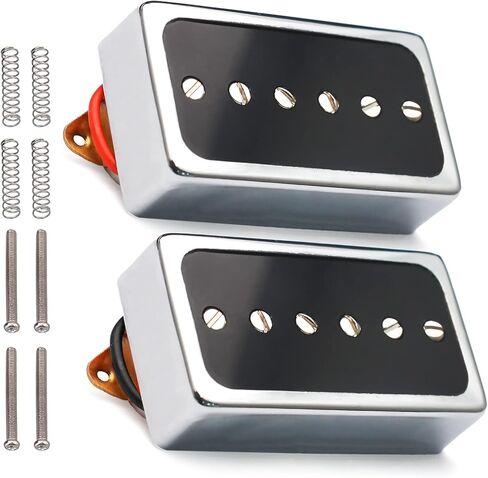 SAPHUE Electric Guitar Pickups Bridge and Neck Set for Les Paul P90 Style Humbucker Size Electric Guitar in Kuwait