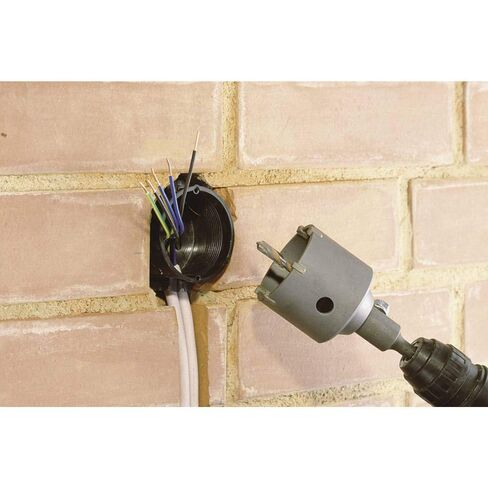 wolfcraft Annular Bit, Tungsten Carbide Tipped, With SDS Plus Mandrel I 5481000 I For electrical and plumbing installations in concrete, brick walls and stone; cutting depth 46 mm in Saudi Arabia