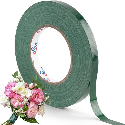 Green Floral Wrapping Tape 1/2" x 60Yard 1 Roll Floral Waterproof Tape in Kuwait