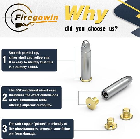 22LR Snap Caps Dummy Rounds (12-Pack) in Saudi Arabia