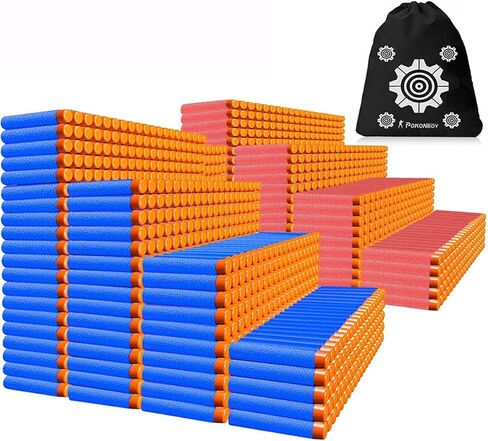 POKONBOY 1200 Pack Refill Darts Compatible with Nerf Guns, Refill Bullet Darts Foam Darts Compatible with Nerf Guns N-Strike Elite Series Blaster Toy Guns Kids in Saudi Arabia
