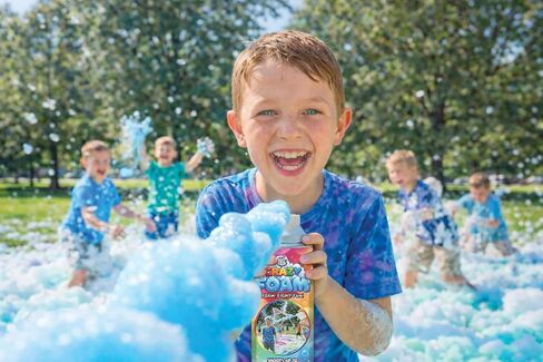 Silly String Crazy Foam – 2-Pack Party Foam Cans, 11 oz Each, Sprays Up to 10 Feet, Fun for Birthdays, Outdoor Games, Celebrations & Events - Colors will Vary in Saudi Arabia