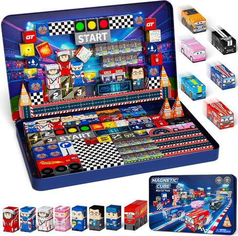 burgkidz Magnetic Blocks Girls Travel: Unicorn Patent Pending Cones & Wands in Saudi Arabia