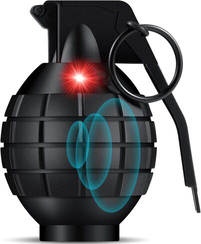 Sratte 4 Pcs Toy Grenade, Sound & Flashing Light, Green in Kuwait