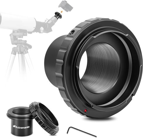 محول تلسكوب استرومانيا على شكل حرف T وM42 إلى 1.25 بوصة (T Mount) لكاميرات نيكون SLR/DSLR in Kuwait