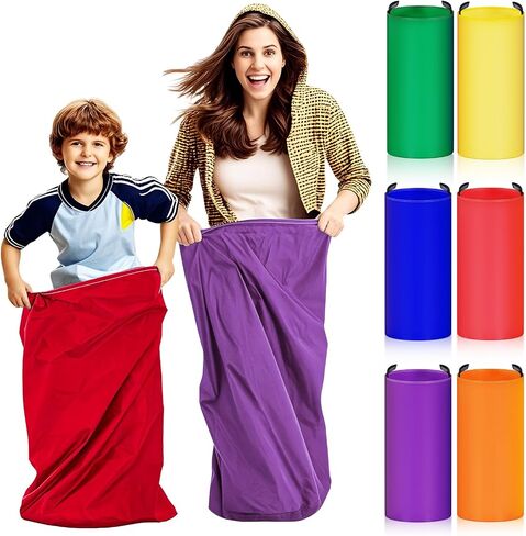 53PCS Outdoor Lawn Carnival Games Bean Bags Ring Toss Set Potato Sack Race Bags Egg and Spoon Race Party for Kid Adult Family，Birthday Party Family Reunion Outside Field Day Games Easter in Kuwait