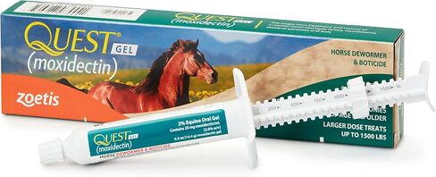 Quest (moxidectin) Gel Dewormer for Horses, 0.5 oz Syringe in Saudi Arabia