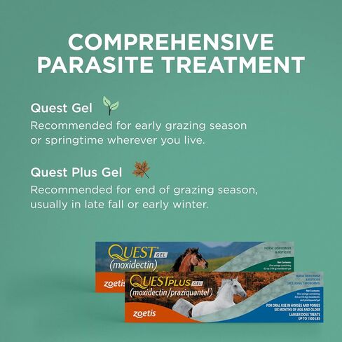 Quest (moxidectin) Gel Dewormer for Horses, 0.5 oz Syringe in Saudi Arabia