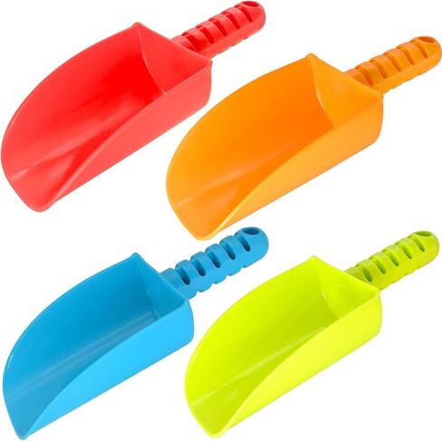 Beach Shovel Toys for Kids: Heavy Duty Plastic Sand Shovels Tools for Toddlers - 4 Pack Outdoor Digging Sandbox Toys Sets in Kuwait
