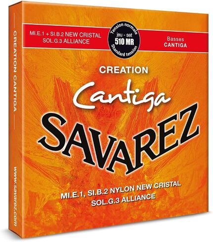 Savarez Création Cantiga Standard Tension, Classical Guitar Strings Set (STSAV51-50402) in Saudi Arabia