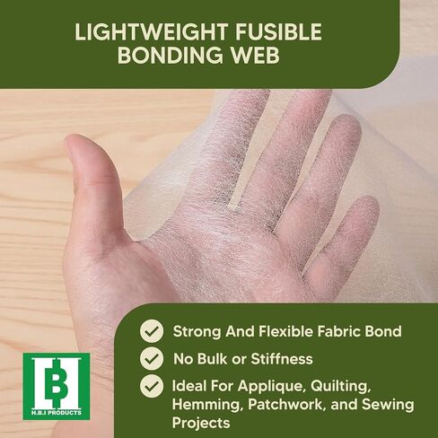 HBI Fusible Bonding Web, Lightweight Applique Web Roll, 11 in x 10 yd in Saudi Arabia