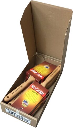 Wooster Brush 4231-3 Inch Alpha Angle Sash Paintbrush, Pack of 6 in Saudi Arabia