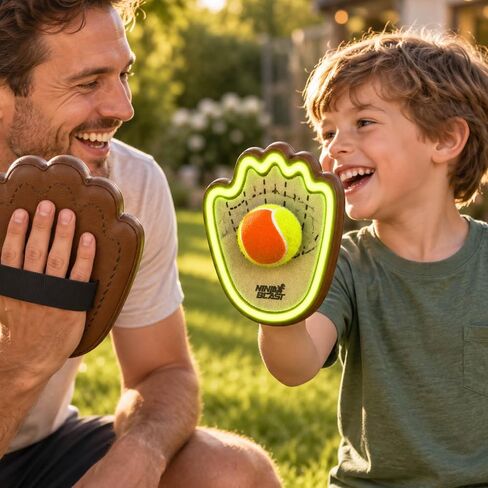 Light-up Baseball Toss & Catch Game - 3 4 5 Year Old Boy Birthday Gift in Saudi Arabia