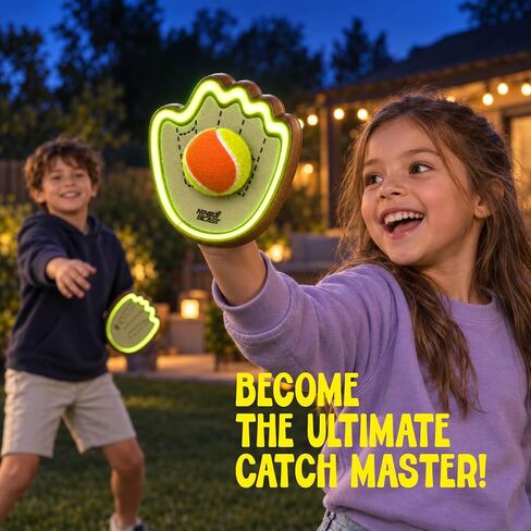 Light-up Baseball Toss & Catch Game - 3 4 5 Year Old Boy Birthday Gift in Saudi Arabia