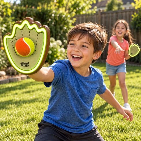 Light-up Baseball Toss & Catch Game - 3 4 5 Year Old Boy Birthday Gift in Saudi Arabia