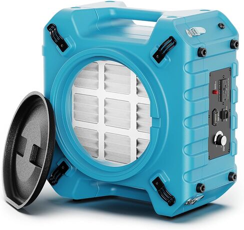 ALORAIR PureAiro HEPA Pro 870 Air Scrubber 3-Stage Filtration,Negative Machine Air Scrubber | Professional Water Damage Restoration for Air Cleaner | up to 550 CFM in Kuwait