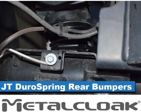 MetalCloak Upper Rear DuroSpring Replacement Bump Stops, Compatible with 2019+ JT Gladiator, Microcellular Urethane Bump Stops, Increased Comfort and Control, Easy to Install, Made in the USA in Kuwait