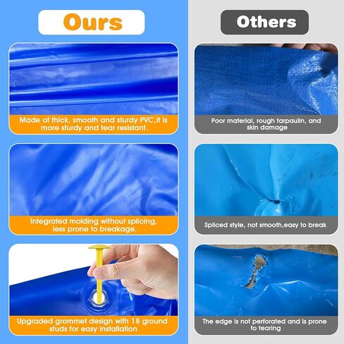40 Ft Water Slide with 2 Inflatable Boards & Stakes, Heavy Duty Extra Long Lawn Water Slides for Kids Adults Backyard, Slip Water Slide for Summer Outdoor Water Fun (40 Ft x 7.2 Ft) in Kuwait