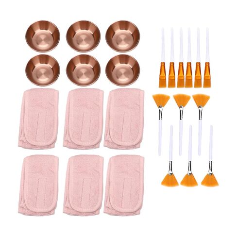 24 Pcs Face Mask Mixing Bowl Set, for DIY Spa Salon (Rose Gold) in Kuwait