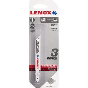 LENOX Tools 1991578 T-Shank Extra Thin Metal Cutting Jig Saw Blade, 3 5/8" x 3/8" 32 TPI, 5 Pack in Saudi Arabia